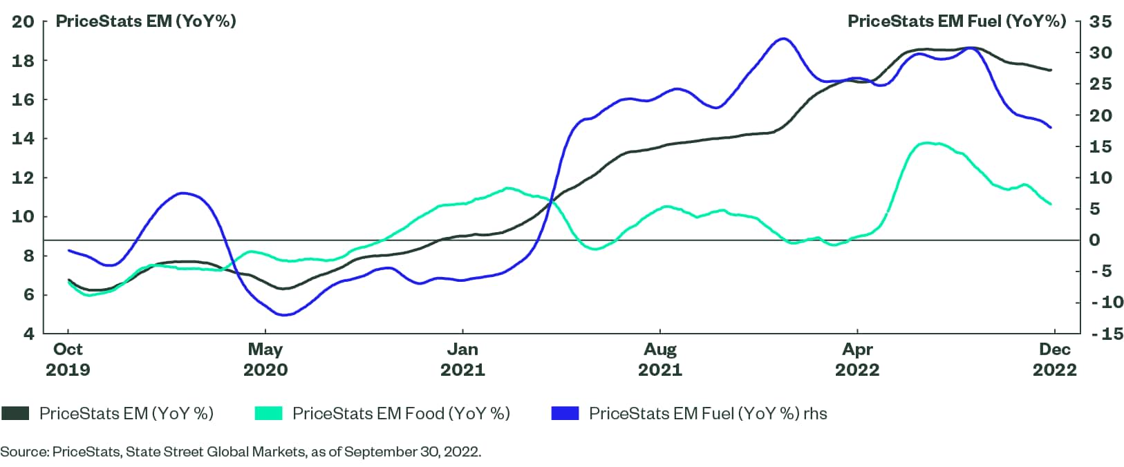 EM Inflation Decline Driven by Food and Fuel