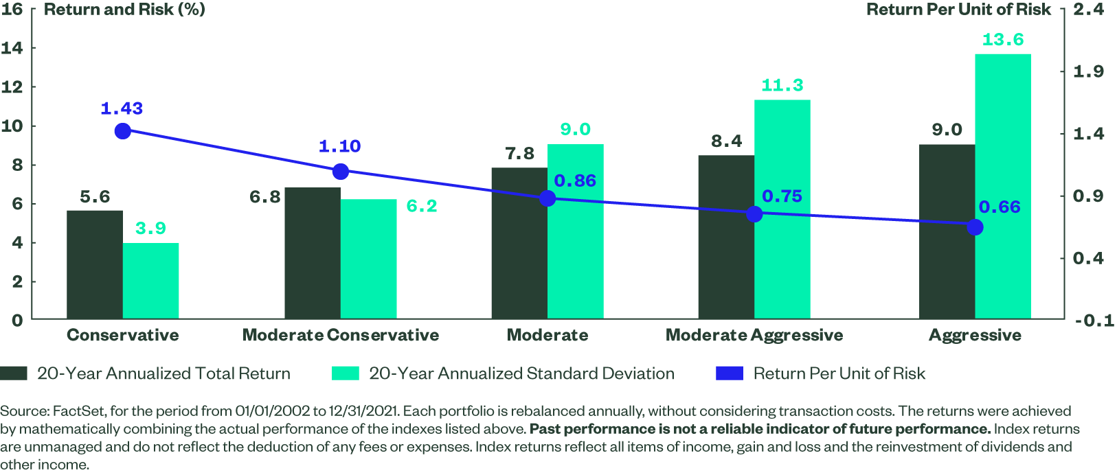 20-Year Risk and Return Profile