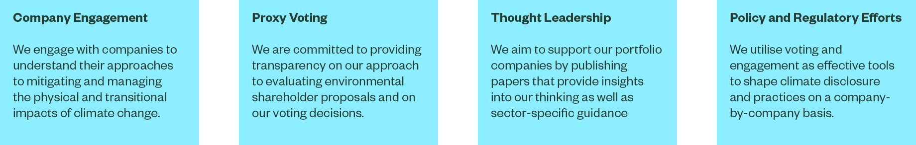 Our Climate Stewardship Approach